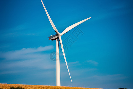 绿色能源风电机图片