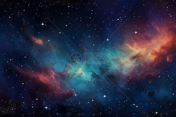 星光绚丽的宇宙图片