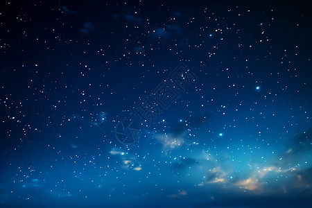 星云之夜的灿烂背景图片