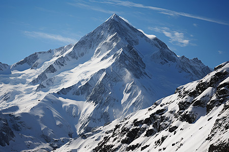 壮观的阿尔卑斯山脉景观图片