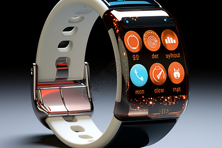 创新科技的智能手表背景图片