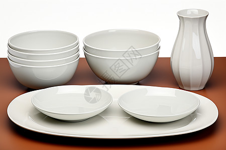 陶瓷器皿陶瓷餐具背景