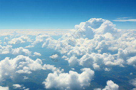 空中的白云图片