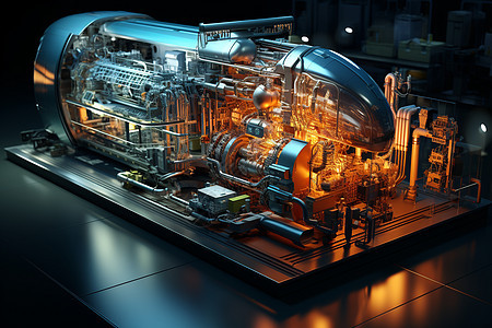 创新精准的汽车发动机制造工厂图片