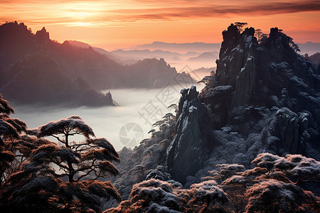 黄山的风景图片