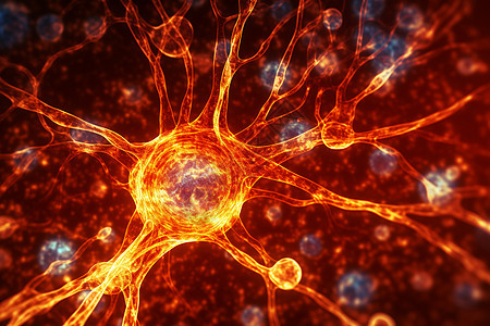 大脑神经元图片