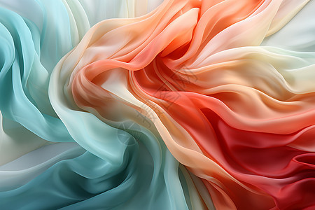 彩色丝绸抽象壁纸图片