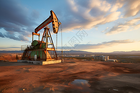 工业石油勘探基地图片