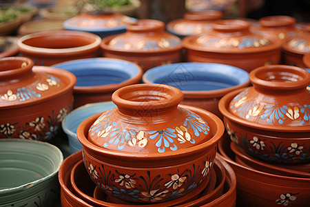 工业制造的陶瓷瓦罐图片