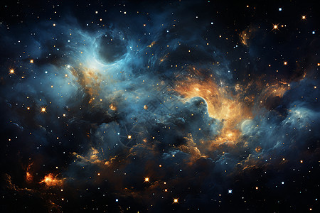银河穿梭星云图片