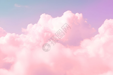 飘逸粉色梦幻的天空景观设计图片