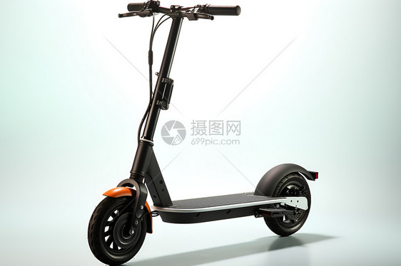 现代科技的电动踏板车图片
