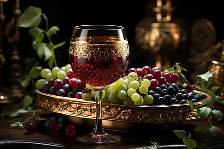 美酒佳酿的葡萄酒图片
