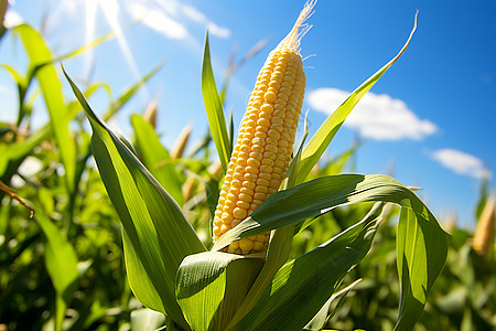 玉米图片丰收的农业种植田背景