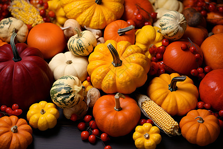 秋收的季节丰收的蔬菜背景
