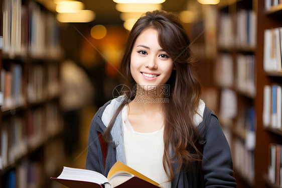 知性的女大学生图片