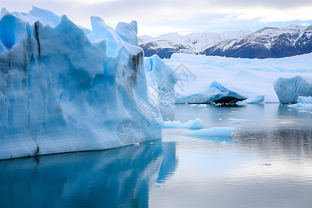 海洋的冰山冰块图片