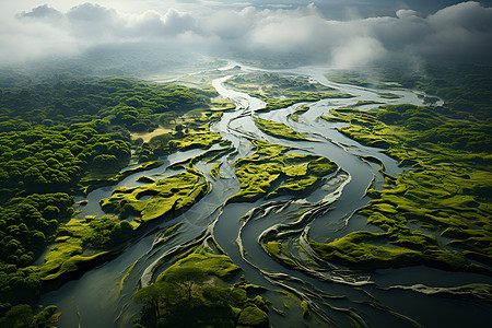 美丽的河流峡湾图片