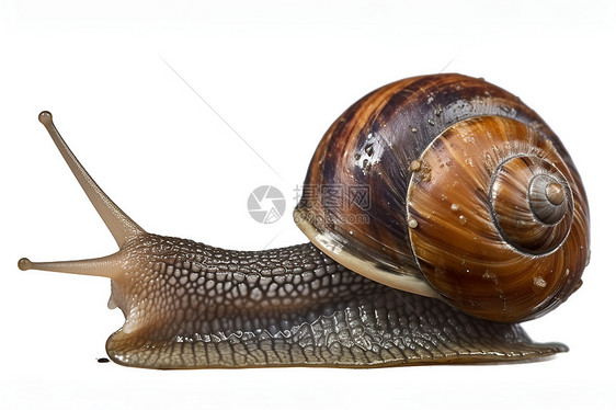 蜗牛的行走图片
