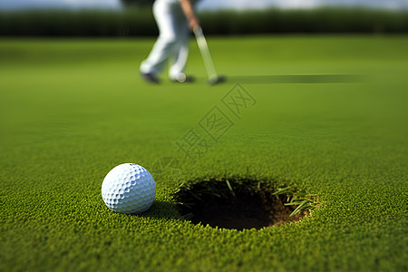 休闲的高尔夫运动图片