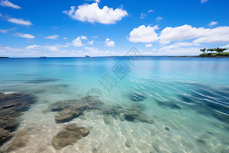 宁静海岛的美丽景观图片