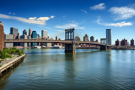 城市的大桥图片