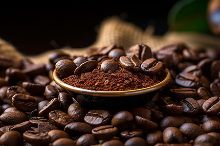 咖啡世界豆香四溢图片