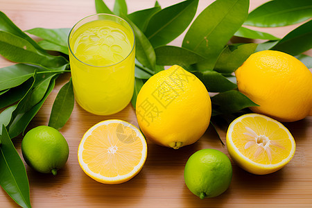 柠檬和果汁图片