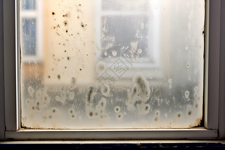 冬季潮湿的窗户图片