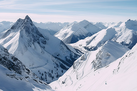 冰雪高山之巅图片