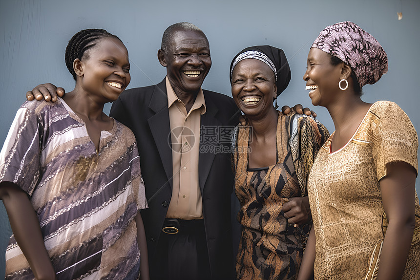 非洲的家庭图片