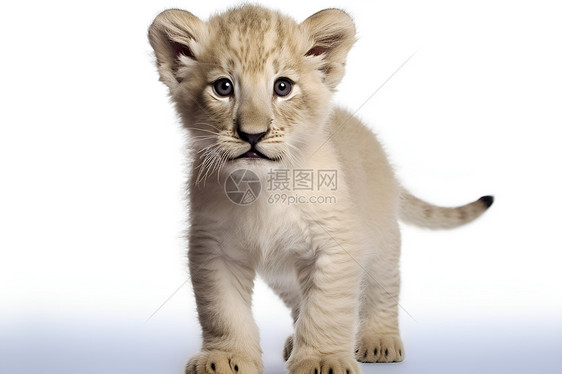 漫步的狮子宝宝图片