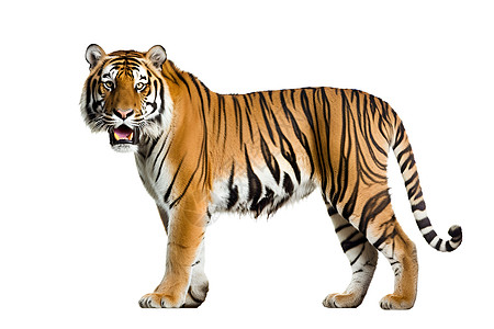 凶猛野生的老虎背景图片