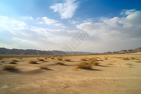 干旱的沙漠土地背景图片