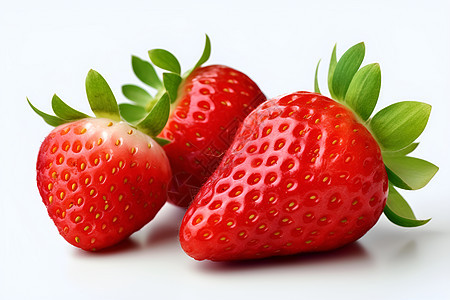 清新多汁的草莓图片