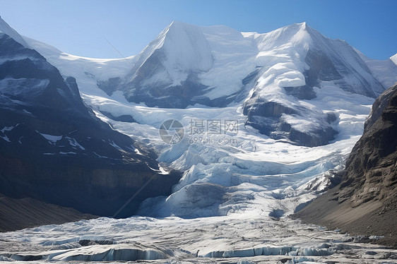 瑞士冰川山脉图片