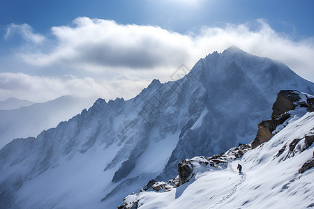 雪山唯美风景图片