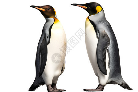 萌宠的两只企鹅图片