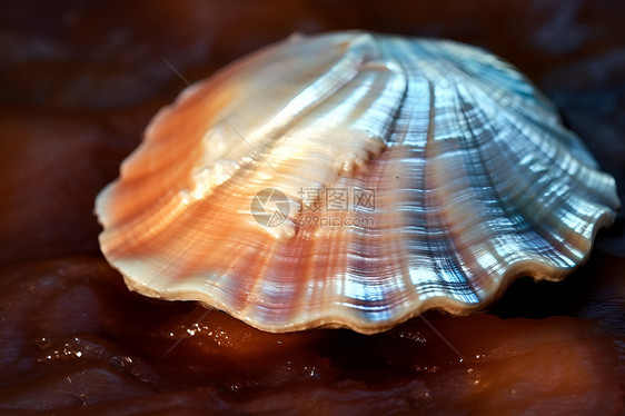 大海中的贝壳图片