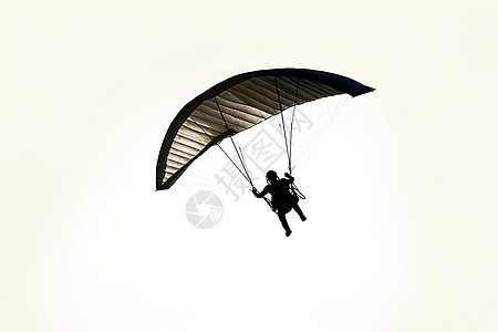 降落伞在空中图片