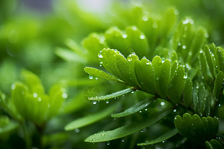 绿色植物水与生命高清图片