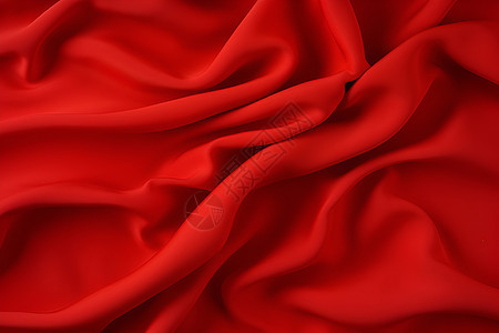红色海浪纹织物图片