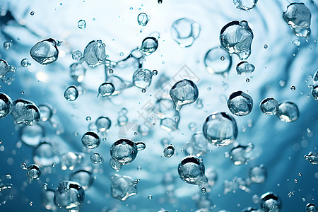 水泡中的微观艺术图片