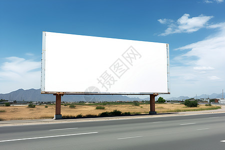 高速上的广告牌图片