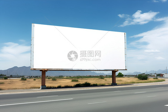 高速上的广告牌图片