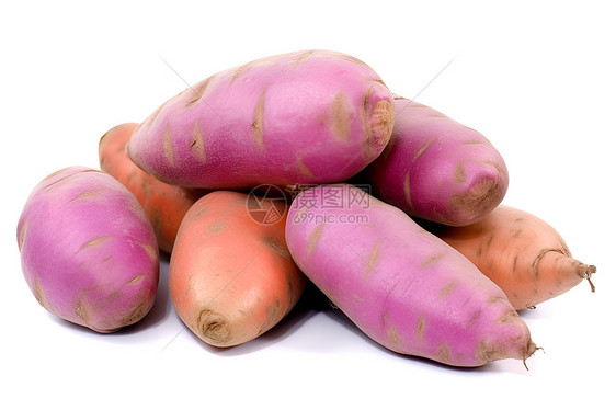 紫色的红薯图片