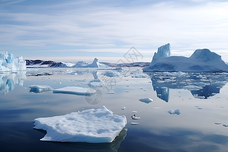 海上的冰山图片