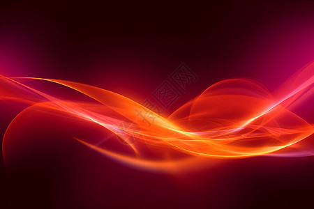 优雅简约的红色漩涡背景图片