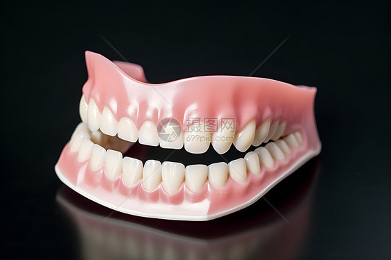 健康的牙齿模型图片