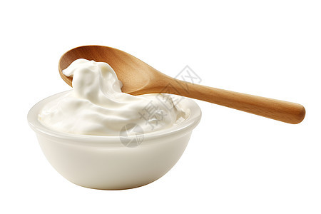 健康可口的奶油食物图片